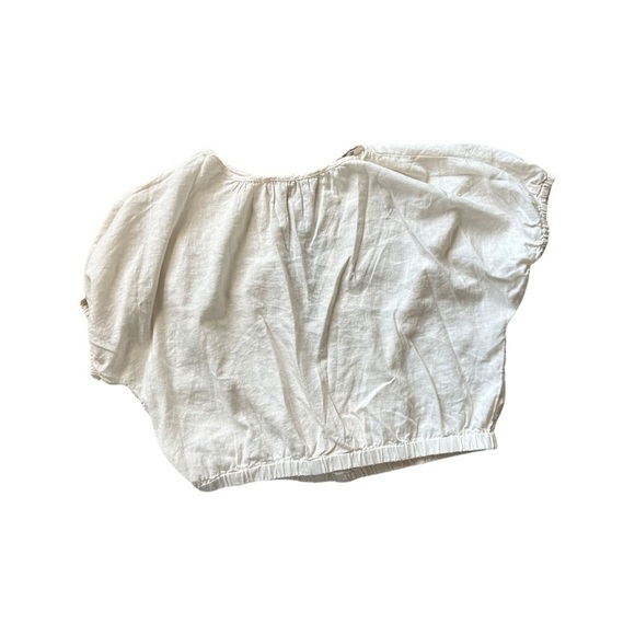 Madewell Linen-Blend Bubble Top - Picture 3 of 12